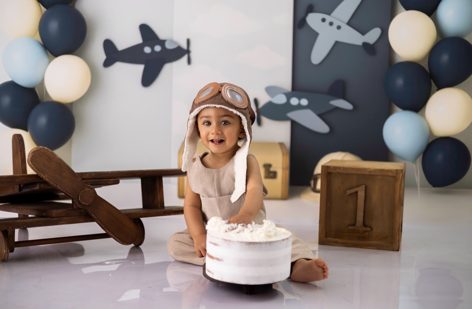 Séance smash cake anniversaire